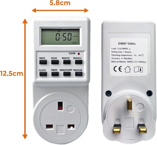 Digital electronic mains plug - electronic,