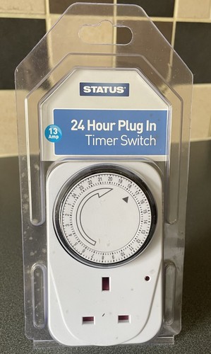 Hour plug timer switch - 24-hour,