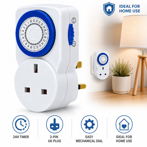 Hour electric mains plug in - hour,