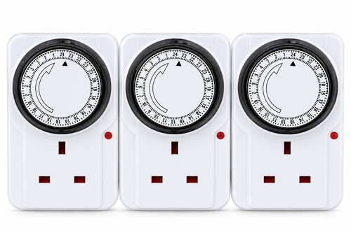 Plug timer hour white - plug, in