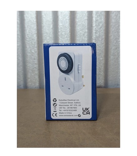 Hour mains plug timer - 24,