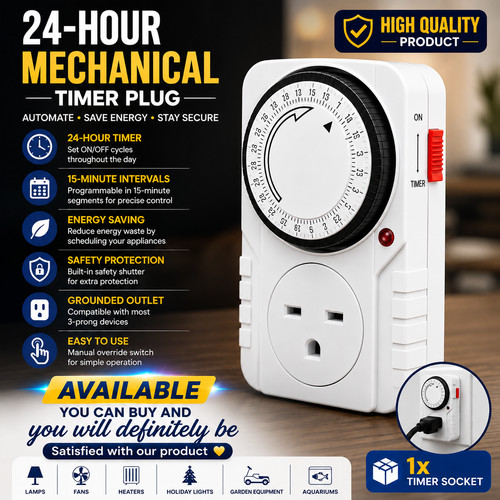 Hour segment timer switch - hour,