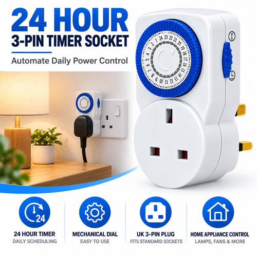 Hour segment timer switch - 24,